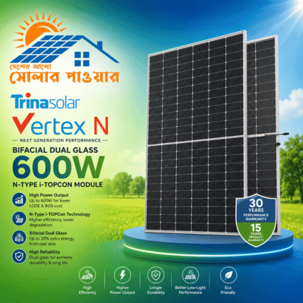 Trina Vertex N Bifacial Dual Glass 600W